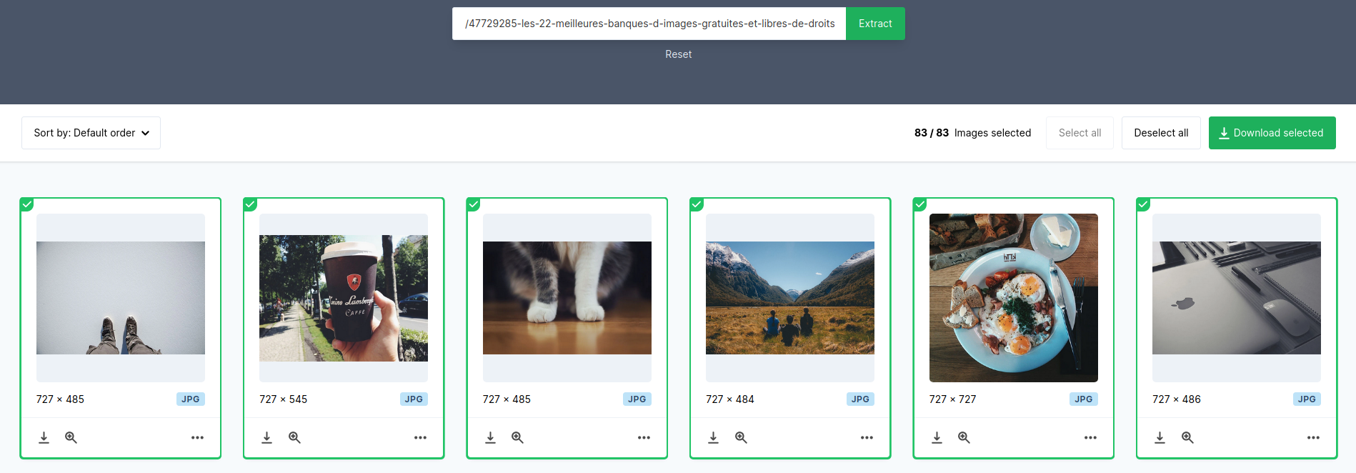 Comment extraire toutes les images d’une page Web en une fois ? Tic & Net